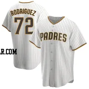 Bradgley Rodriguez Youth San Diego Padres White/Brown Replica Home Jersey