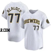 Bradley Blalock Youth Milwaukee Brewers White Limited Alternate Jersey