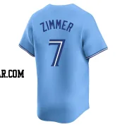 Bradley Zimmer Youth Toronto Blue Jays Blue Limited Powder Alternate Jersey