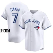 Bradley Zimmer Youth Toronto Blue Jays White Limited Home Jersey