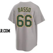 Brady Basso Youth Oakland Athletics Gray Replica Away 2.0 Jersey