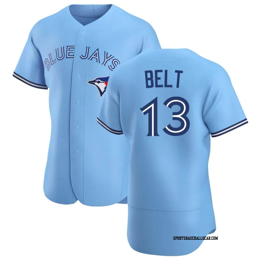 Brandon Belt Men's Toronto Blue Jays Blue Authentic Powder Alternate Jersey