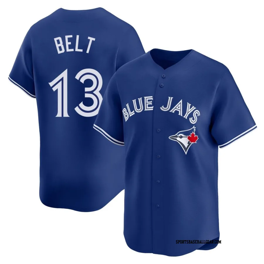 Brandon Belt Men's Toronto Blue Jays Royal Limited Alternate Jersey