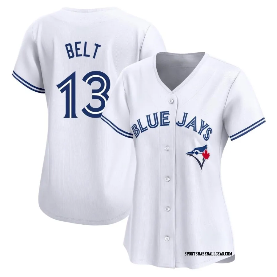 Brandon Belt Women's Toronto Blue Jays White Limited Home Jersey