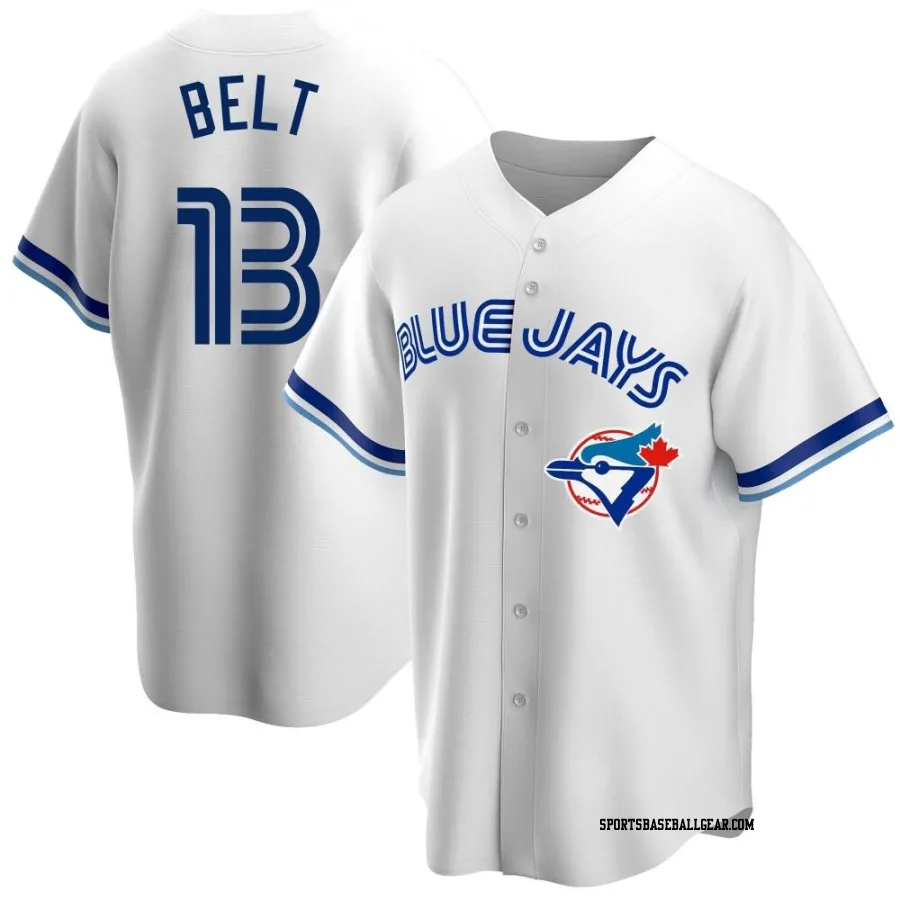 Brandon Belt Youth Toronto Blue Jays White Replica Home Cooperstown Collection Jersey