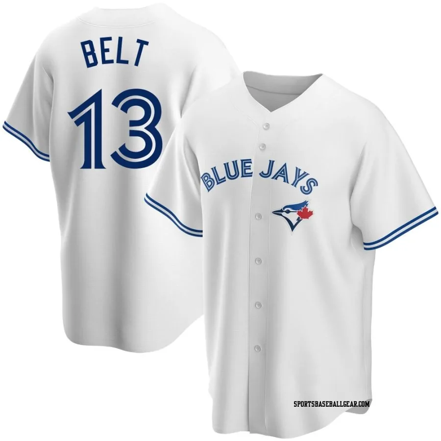 Brandon Belt Youth Toronto Blue Jays White Replica Home Jersey