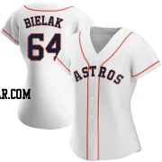 Brandon Bielak Women's Houston Astros White Authentic Home Jersey