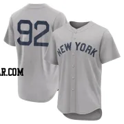 Brandon Decker Men's New York Yankees Gray Authentic 2021 Field of Dreams Jersey