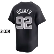 Brandon Decker Men's New York Yankees Navy Limited Alternate Jersey