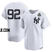 Brandon Decker Men's New York Yankees White Limited Yankee Home 2nd 2024 World Series Jersey