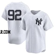 Brandon Decker Men's New York Yankees White Limited Yankee Home 2nd Jersey