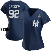 Brandon Decker Women's New York Yankees Navy Replica Alternate Team 2024 World Series Jersey