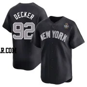 Brandon Decker Youth New York Yankees Navy Limited Alternate 2024 World Series Jersey