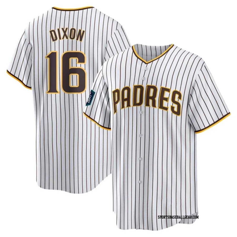 Brandon Dixon Youth San Diego Padres White Replica 2024 World Tour Seoul Series Home Jersey