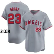 Brandon Drury Youth Los Angeles Angels Gray Limited Away Jersey