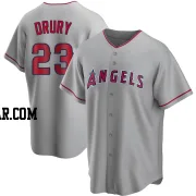 Brandon Drury Youth Los Angeles Angels Replica Silver Road Jersey