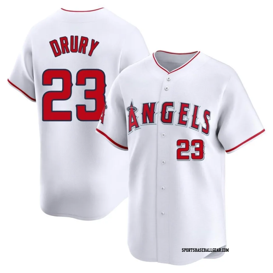 Brandon Drury Youth Los Angeles Angels White Limited Home Jersey