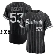 Brandon Eisert Men's Chicago White Sox Black Authentic 2021 City Connect Jersey