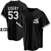 Brandon Eisert Men's Chicago White Sox Black Replica Spring Training Jersey