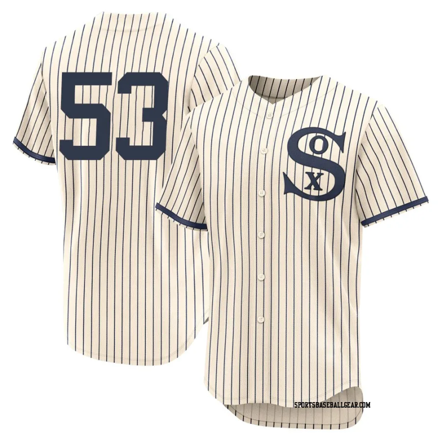 Brandon Eisert Men's Chicago White Sox Cream Authentic 2021 Field of Dreams Jersey
