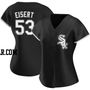 Brandon Eisert Women's Chicago White Sox Black Replica Alternate Jersey