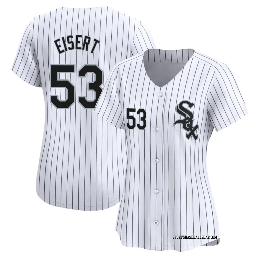 Brandon Eisert Women's Chicago White Sox White Limited Home Jersey