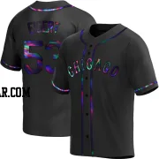 Brandon Eisert Youth Chicago White Sox Black Holographic Replica Alternate Jersey