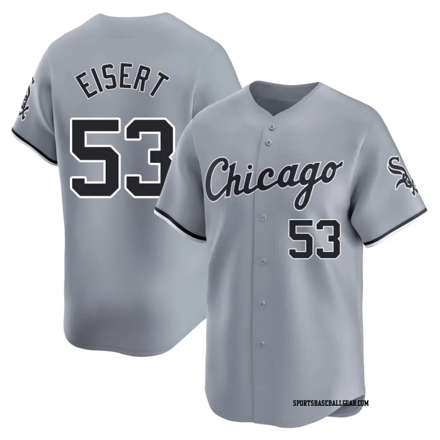 Brandon Eisert Youth Chicago White Sox Gray Limited Road Jersey