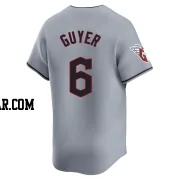 Brandon Guyer Men's Cleveland Guardians Gray Limited Road Jersey