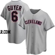 Brandon Guyer Men's Cleveland Guardians Gray Replica Road Jersey
