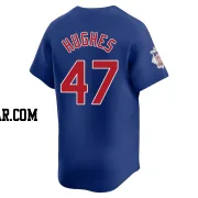 Brandon Hughes Men's Chicago Cubs Royal Limited Alternate Jersey