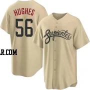 Brandon Hughes Youth Arizona Diamondbacks Gold Replica 2021 City Connect Cool Base Jersey
