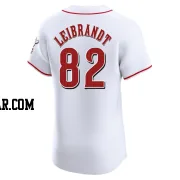 Brandon Leibrandt Men's Cincinnati Reds White Elite Home Jersey