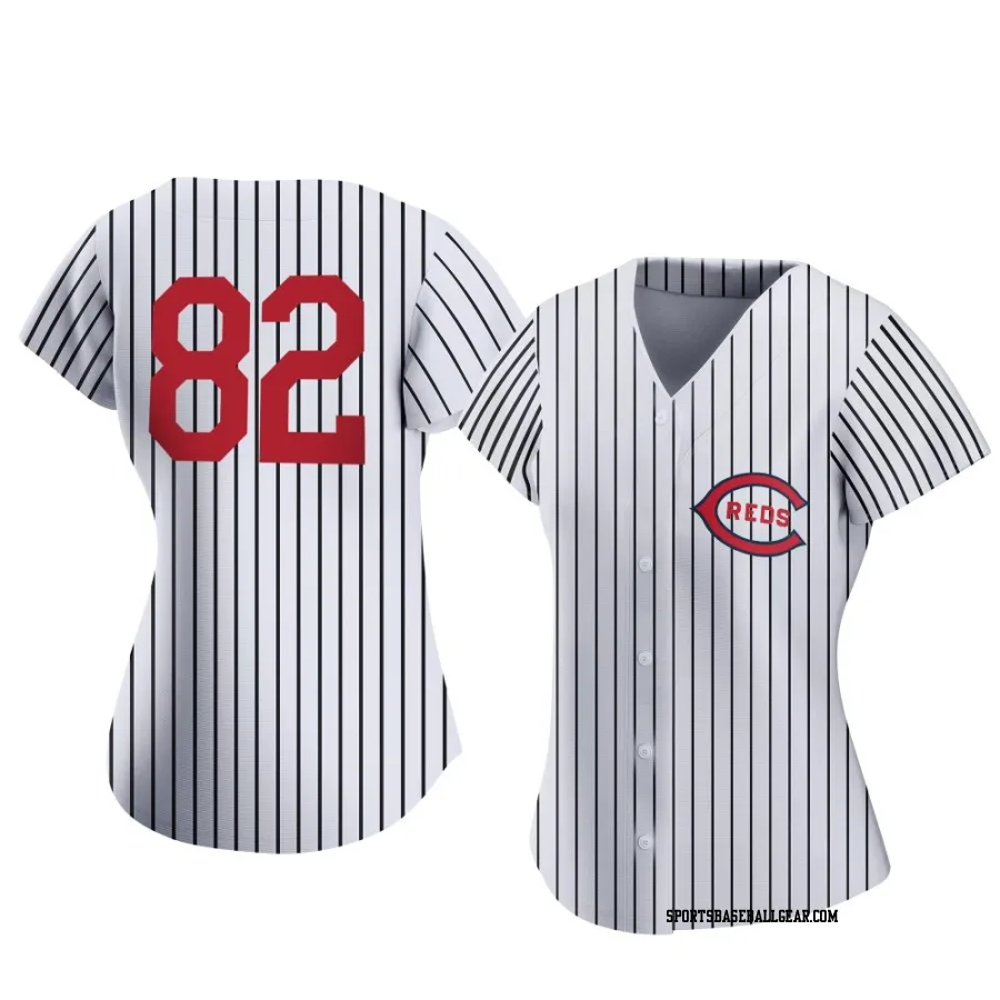 Brandon Leibrandt Women's Cincinnati Reds White Replica 2022 Field Of Dreams Jersey