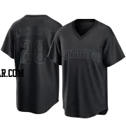 Brandon Lockridge Men's San Diego Padres Black Replica Pitch Fashion Jersey
