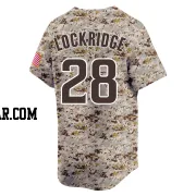 Brandon Lockridge Men's San Diego Padres Camo Limited 2nd Alternate Jersey
