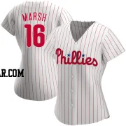 Brandon Marsh Women's Philadelphia Phillies White Replica Home Jersey