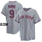 Brandon Nimmo Men's New York Mets Gray Replica Away 2.0 Jersey