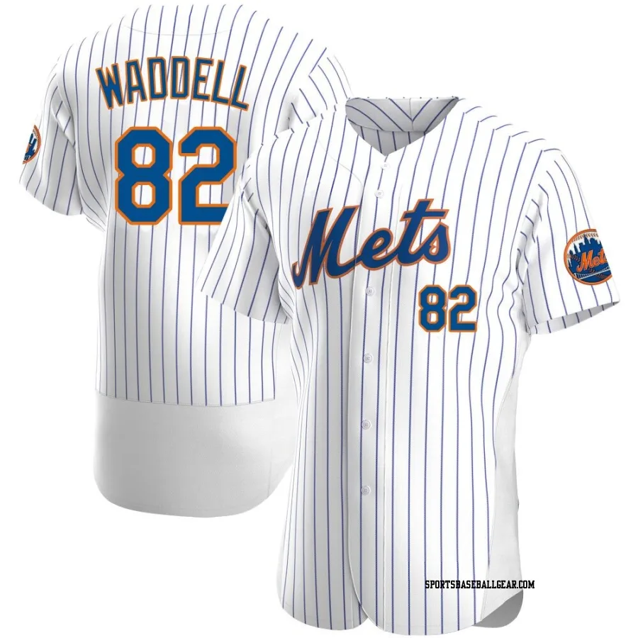 Brandon Waddell Men's New York Mets White Authentic Home Jersey