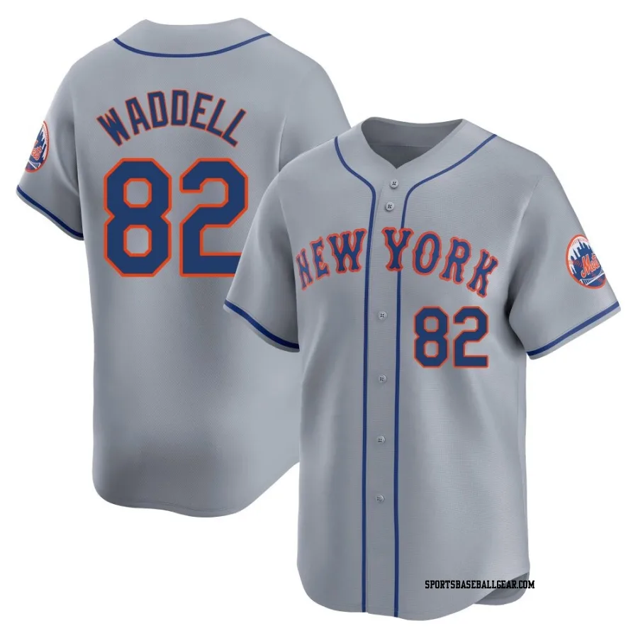 Brandon Waddell Youth New York Mets Gray Limited Away Jersey