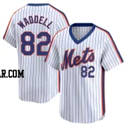 Brandon Waddell Youth New York Mets White Limited Cooperstown Collection Jersey