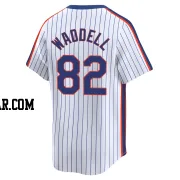 Brandon Waddell Youth New York Mets White Limited Cooperstown Collection Jersey
