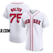 Brandon Walter Men's Boston Red Sox White Elite Home Patch Jersey