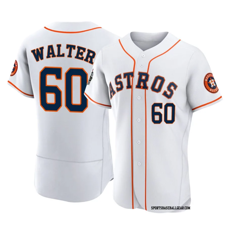 Brandon Walter Men's Houston Astros White Authentic 2022 World Series Home Jersey