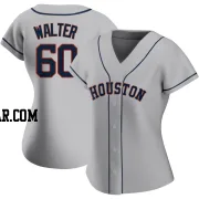 Brandon Walter Women's Houston Astros Gray Authentic Road 2020 Jersey