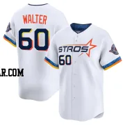 Brandon Walter Youth Houston Astros White Limited 2025 City Connect Jersey