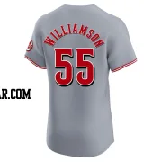 Brandon Williamson Men's Cincinnati Reds Gray Elite Road Jersey
