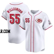 Brandon Williamson Youth Cincinnati Reds White Limited Home Jersey