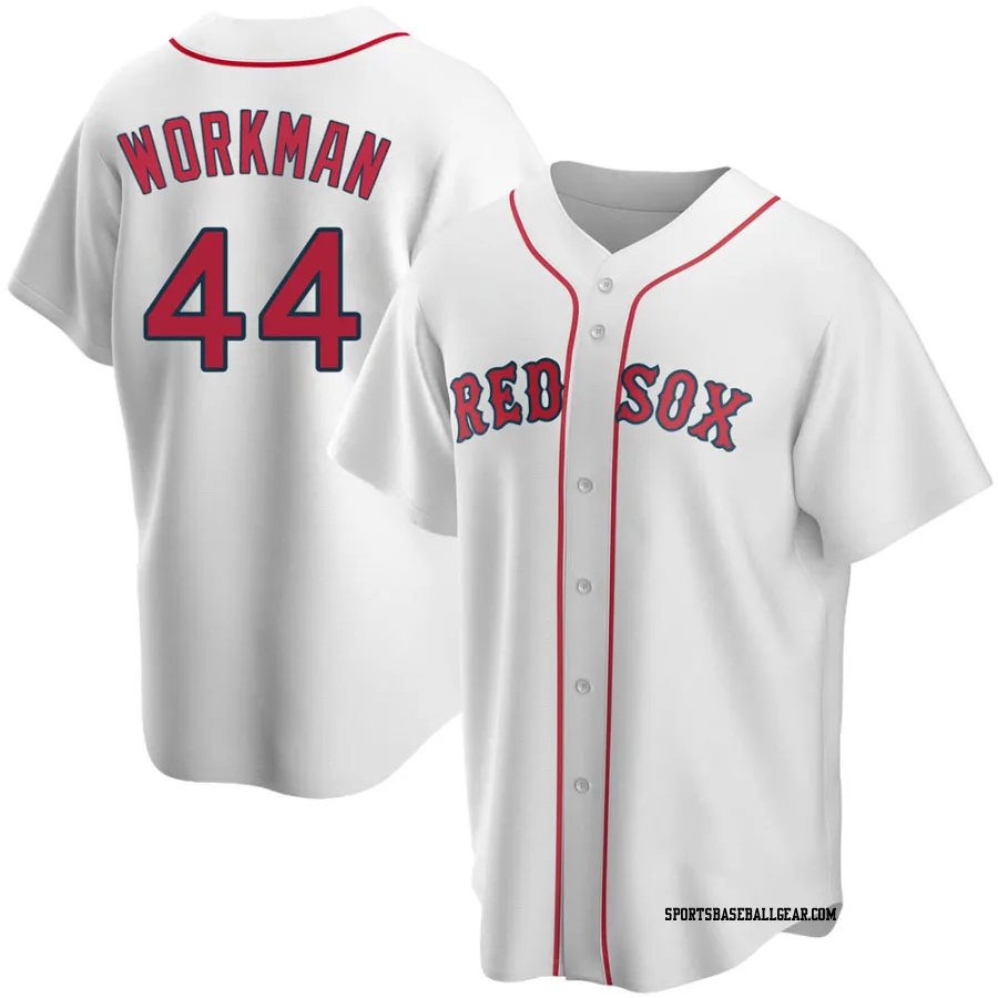 Brandon Workman Men's Boston Red Sox White Replica Home Jersey
