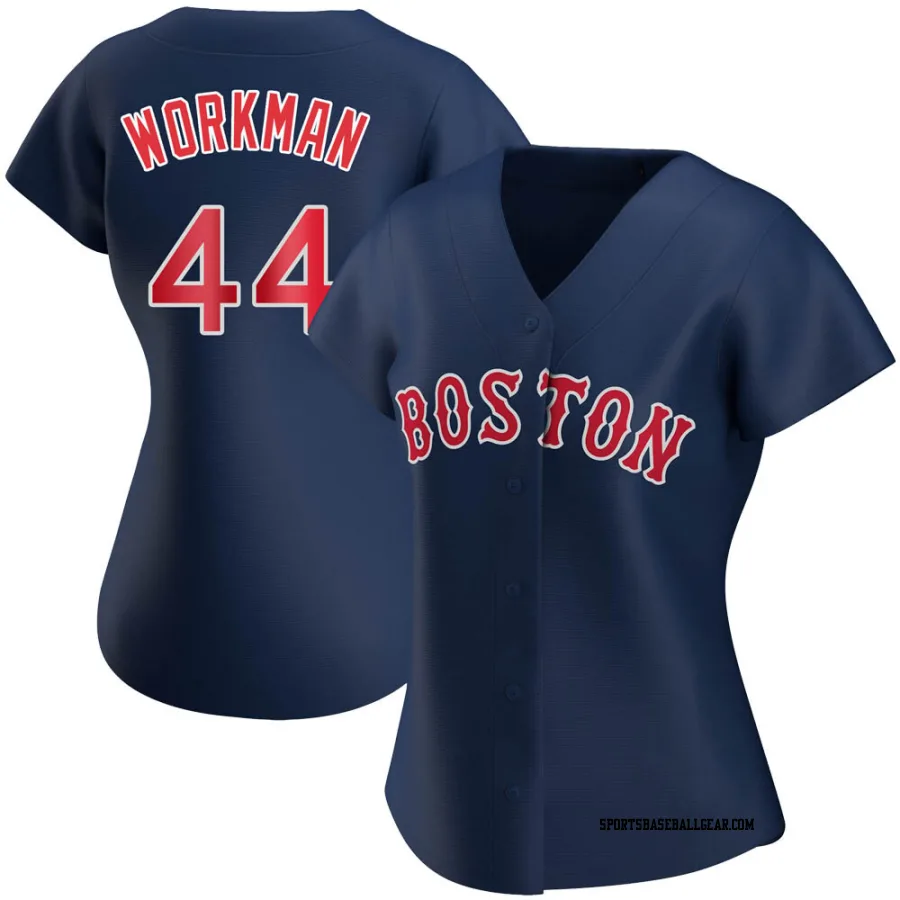 Brandon Workman Women's Boston Red Sox Navy Authentic Alternate Jersey